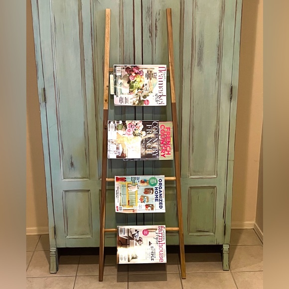 Haven Accents New Beautiful Acacia Wood 5 Ft Ladder Poshmark